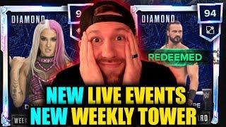 *I CAN'T BELIEVE THIS* FREE Diamonds In New Live Events & Weekly Towers! WWE 2K24 MyFACTION