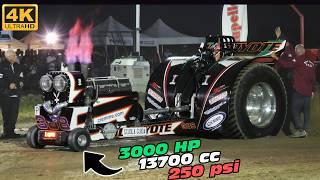 !! TORQUE MONSTERS !! Huge Tractor Pulling Event turns into Flaming Fest!  [PPI Round 4 Trecasali]