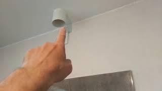 Как спрятать трубу от вытяжки