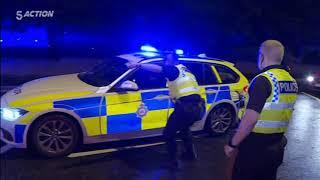 7 West Yorkshire police cars chase Porsche Cayenne