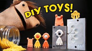 Make plastic toys at home with DIY INJECTION MOLDING!