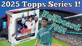 CRAZY JROD PULL!  2025 TOPPS SERIES 1 MEGA BOX RIP! 