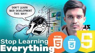 How Much HTML, CSS & JavaScript Do You Need To Know For Web Development in 2024 | Hindi