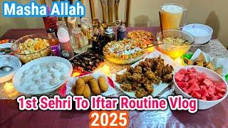 First Sehri To Iftar Routine Vlog 2025 | Pehle roze ko Special Iftar banai | Ramadan 2025