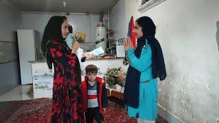 Zahra's cleaning job to cover the roof of Anita and Zahra's dream cottage