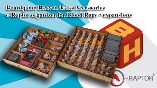 Boardgame Heaven Talks Accessories 30: e-Raptor insert for Blood Rage