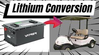 Vatrer 48V 105AH LiFePO4 Golf Cart Battery Conversion !! Yamaha G29 Golf Cart !!!