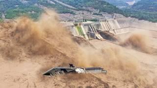CHINA NOW! Dams Collapse! Flash Floods Destroy Homes & Cars.