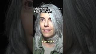 What did voters think of the Trump and Harris debate?