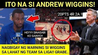 Wiggins is BACK! Ito sinabi nya sa interview pagkatapos nilang tambakan ang BLAZERS! Grabe to!!