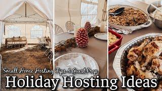 GUEST PREP IDEAS | HOLIDAY PARTY TIPS & IDEAS | STRESS FREE PARTY PLANNING IN A SMALL HOME