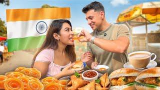 Romanian trying Indian Street Food for the first time  | Vienna To Mumbai Pt 2