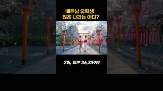 베트남 유학생이 많은 나라는 어디? #베트남 #베트남여행 #베트남다낭