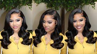 BEGINNER FRIENDLY WIG | ULTIMATE LACE MELT+SIDE PART WIG INSTALL | SlayedBy Jordan X ALIPEARL HAIR