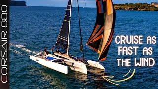 REVIEW: Sailing The Corsair 880 Sport Trimaran