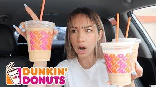 Trying My Subscribers Favorite Dunkin’ Donuts Drinks