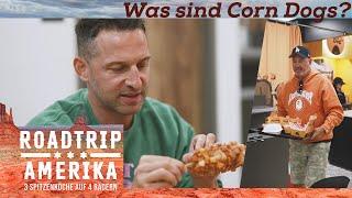  Snack Attack und Tik Tok Hype: Drei Spitzenköche probieren Corn Dogs | Roadtrip Amerika 3