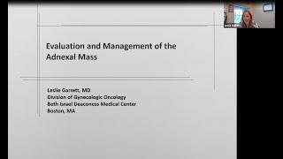 Evaluation and Management of the Adnexal Mass