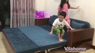 Giới thiệu SIÊU PHẨM #sofa_gấp_giường khung sắt chỉ có tại Vilahome 