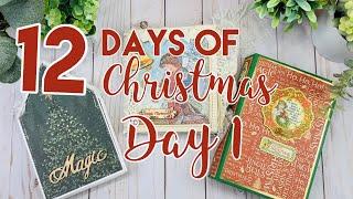 12 Days of Christmas 2024 | Day 1: Ornament Mini Album TUTORIAL