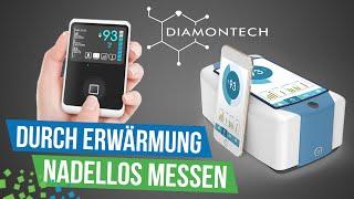 Einstichsloses Blutzuckermessen mit dem D-Base von Diamontech!