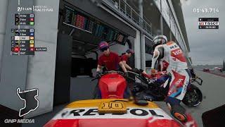 MotoGP 24 - Luca Marini - Flag To Flag Race - Mandalika Circuit - Fuel Management - Gameplay