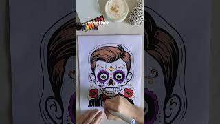 Sugar Skull Coloring Book | Viola Leandres