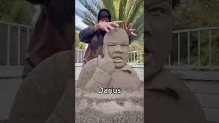 Breaking my sand sculptures