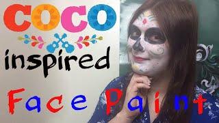 Coco inspired facepaint