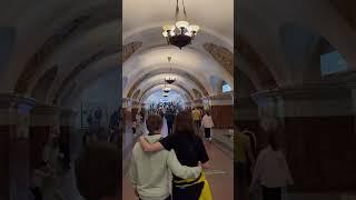 45 Seconds of Russian metro #travel #moscowmetro #metro