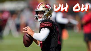 49ers QB Brock Purdy Shuts Himself Down Mid Practice