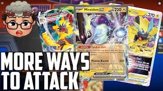 Miraidon ex GAINS MORE ATTACK OPTIONS with Zerarora VSTAR & VMAX! - Pokemon TCG Deck List + Matches