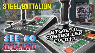 Two Idiots & A Blindfold Vs. STEEL BATTALION | See No Gaming