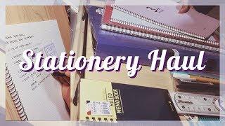 대한문구 문구하울 / KOREAN STATIONERY HAUL / HANDWRITING / 새로 산 펜으로 노트필기하는 소소한 하울 영상