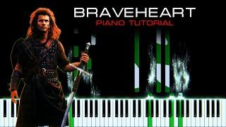 Braveheart -  For The Love Of A Princess Piano Tutorial