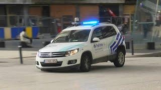 [Bijna ongeval] Brussels Police High Speed Responding To Different Calls - Politie Brussel met spoed