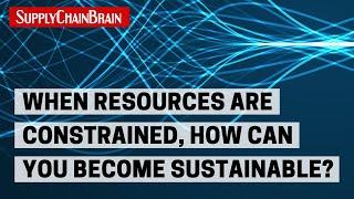 When Resources Are Constrained, How Can You Become Sustainable?