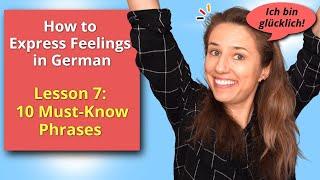 Sound Like a Native! How to Express Feelings in German