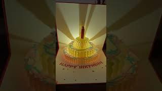  3D Birthday Music Happy Cake Cards- Product Link in Bio ( # 2074 ) ‪@MaviGadgets‬