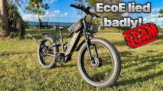 I Got Screwed By EcoE - This E-Bike Was Supposed To Do 50MPH!