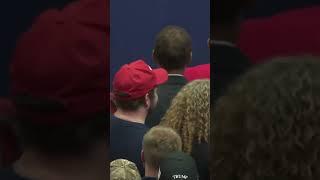 Trump invites auto worker on stage to address Michigan rally crowd LIVE