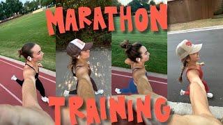 WEEK OF WORKOUTS | how I balance marathon training + strength training