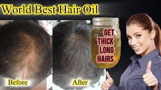 Hair Oil  Long Thick Hair | Hair Oil For hair fall | long hair oil @hsworld9995