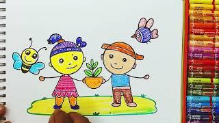 Drawings for kids | very easy drawing for kids | very very easy drawing for kids