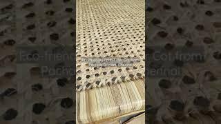 Eco-friendly Palm Fiber Cot | Indian Handmade Craft | Teak Wood Cot | Natural Fiber | Pachaa Traders