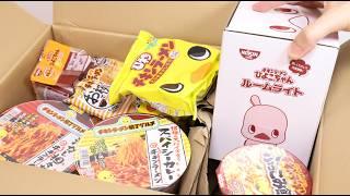 Chicken Ramen 66th Anniversary Gift Set with Freebie Hiyoko-chan Light Unboxing