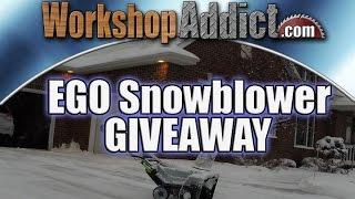 GIVEAWAY: EGO 56v Snowblower with Two 5.0Ah Batteries