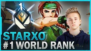 RANK #1 RADIANT WORLD PLAYER "Starxo" | Valorant Montage