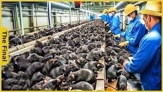 How Are Millions Of Rats Processed In A Factory In The British | Farming Documentary