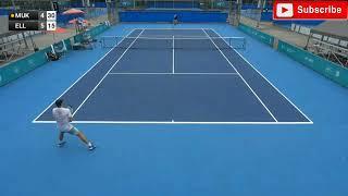 Sasikumar Mukund vs Blake Ellis semifinals match highlights M25 Taipei #ITFTENNIS #Indiantennis